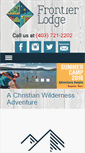 Mobile Screenshot of frontierlodge.ca